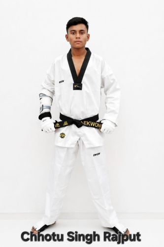 CHHOTUSINH RAJPUT  1ST DAN BLACKBELT